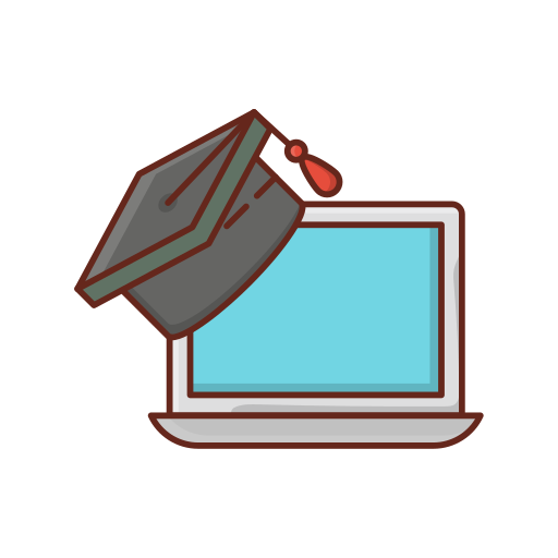 Online degree Generic Outline Color icon