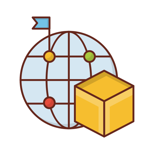 Global shipping Generic Outline Color icon