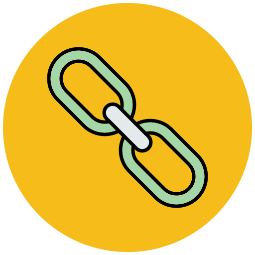 Link Generic Outline Color icon