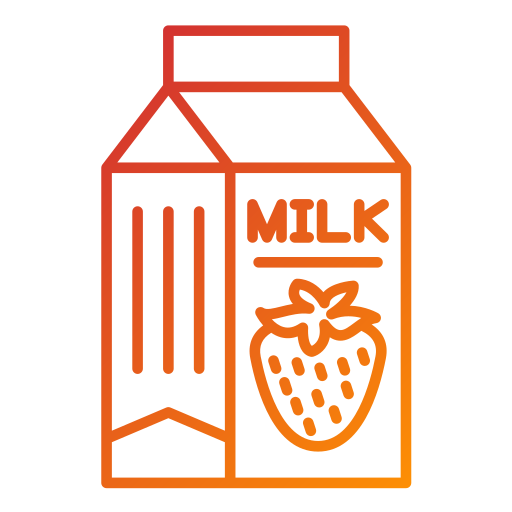 Strawberry milk Generic Gradient icon