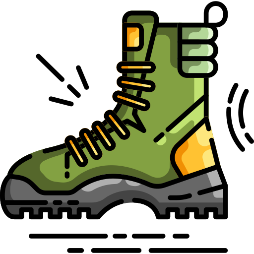 Boot shoes Generic Outline Color icon