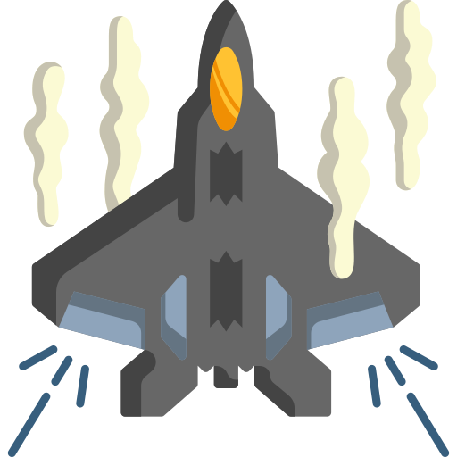 Fighter Jet Generic Flat icon