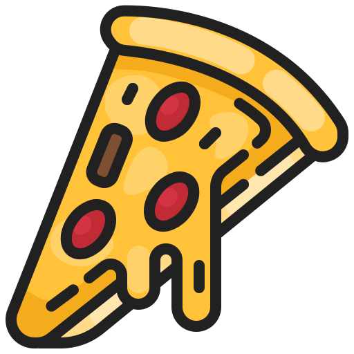 tranche de pizza Generic Outline Color Icône