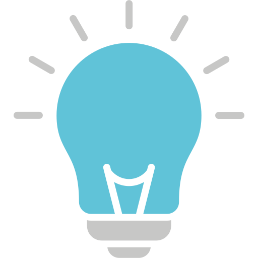 Light bulb Generic Blue icon