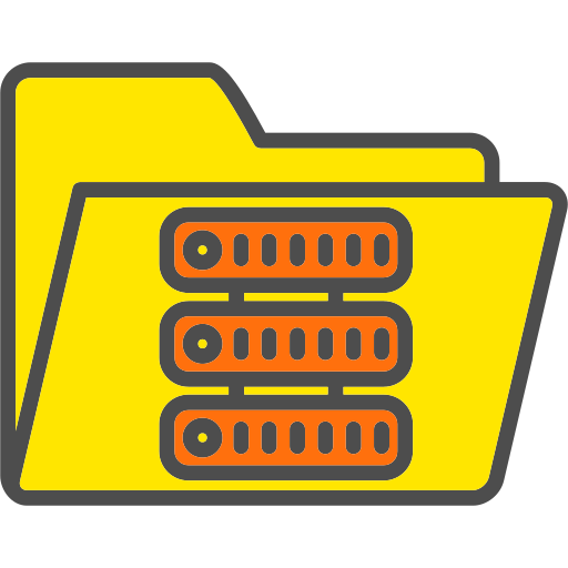 데이터 서버 Generic Outline Color icon