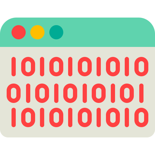 binaire code Generic Flat icoon
