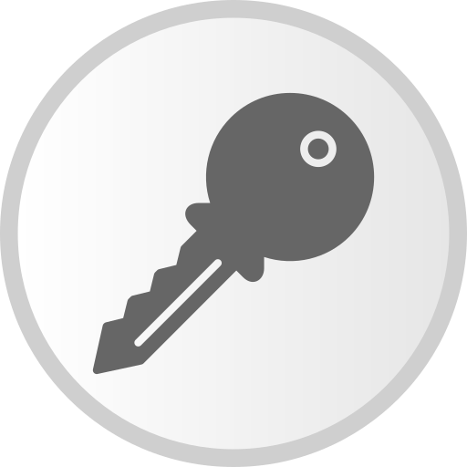 鍵 Generic Grey icon