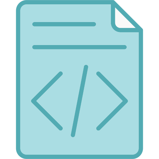 File extension Generic Blue icon