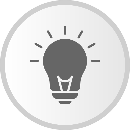 電球 Generic Grey icon