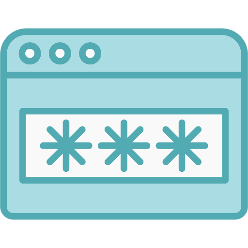 passwort Generic Blue icon