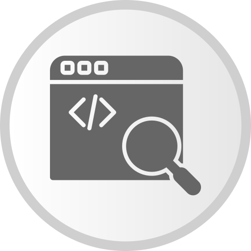 web entwicklung Generic Grey icon
