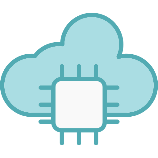 computación en la nube Generic Blue icono