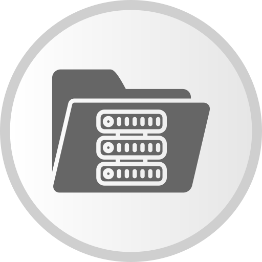 データサーバー Generic Grey icon
