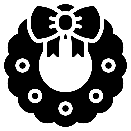 ghirlanda natalizia Generic Glyph icona