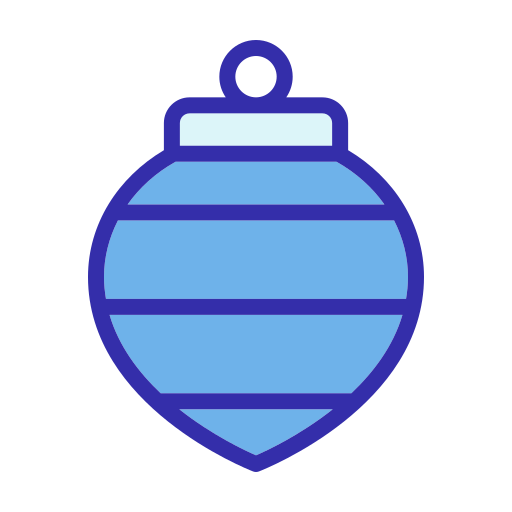 Christmas decoration Generic Blue icon