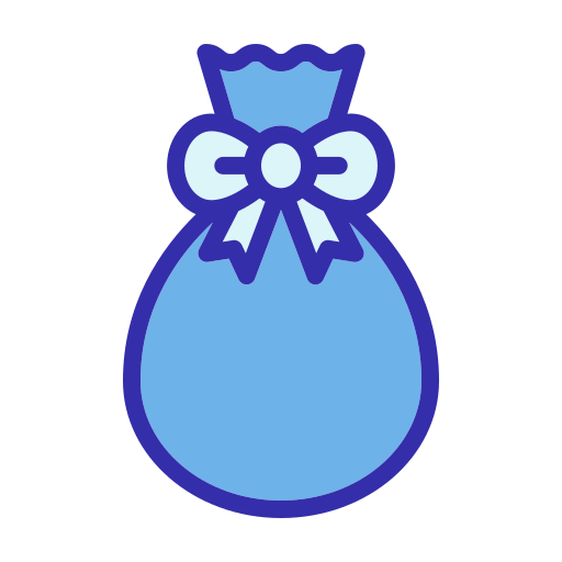 bolsa de navidad Generic Blue icono