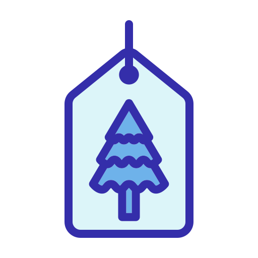 kerst verkoop Generic Blue icoon