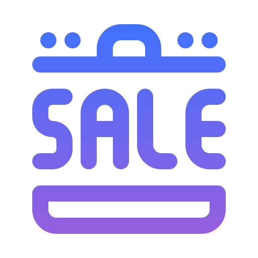 Sale label Generic Gradient icon