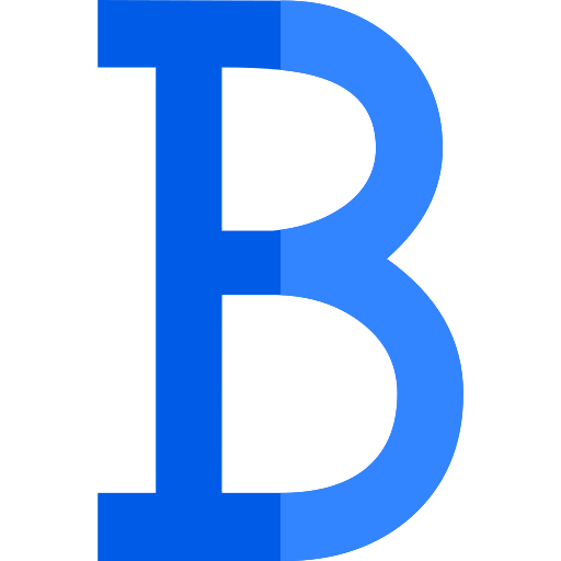 litera b Generic Flat ikona