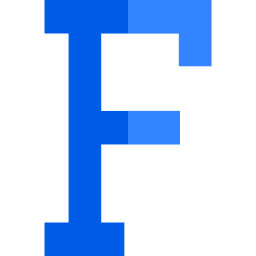 Буква f Generic Flat иконка