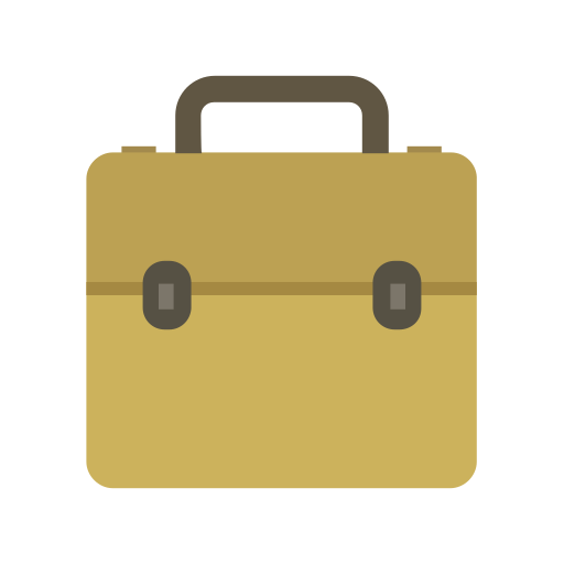 walizka do pracy Generic Flat ikona