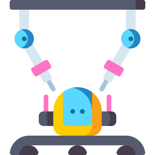 Industrial robot Special Flat icon