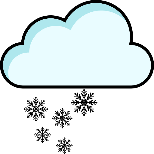 Snowing Generic Outline Color icon