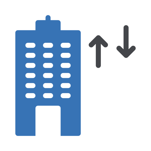 Office building Generic Blue icon