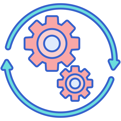 proceso Generic Outline Color icono