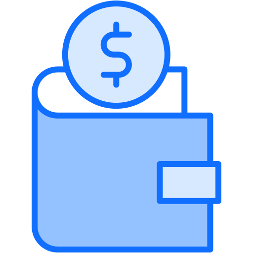 servicio de pago Generic Blue icono