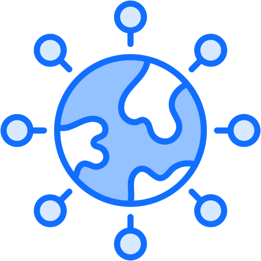 Network Generic Blue icon