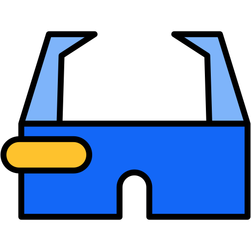 Smart glasses Generic Outline Color icon