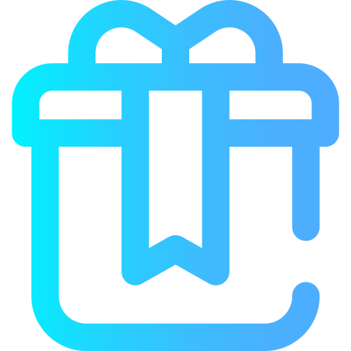 Gift Super Basic Omission Gradient icon