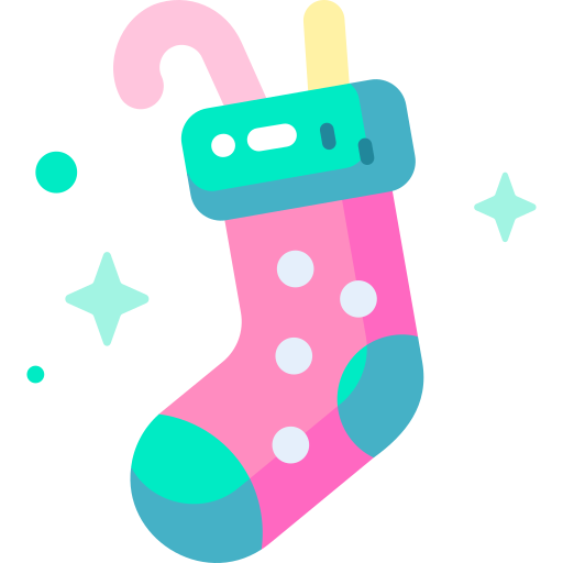 Christmas Sock Special Candy Flat icon
