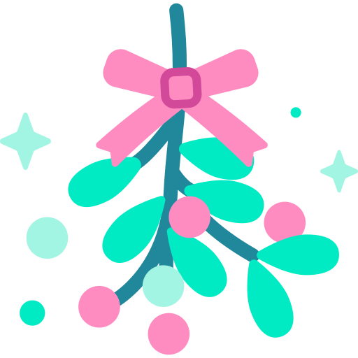 Mistletoe Special Candy Flat icon