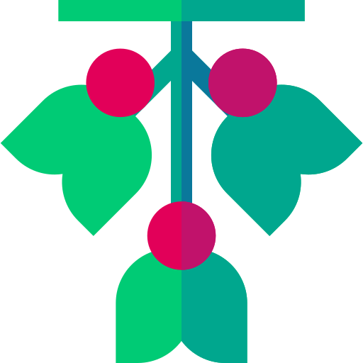 Mistletoe Basic Straight Flat icon