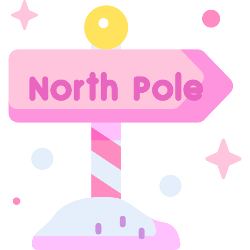 North Pole Special Candy Flat icon