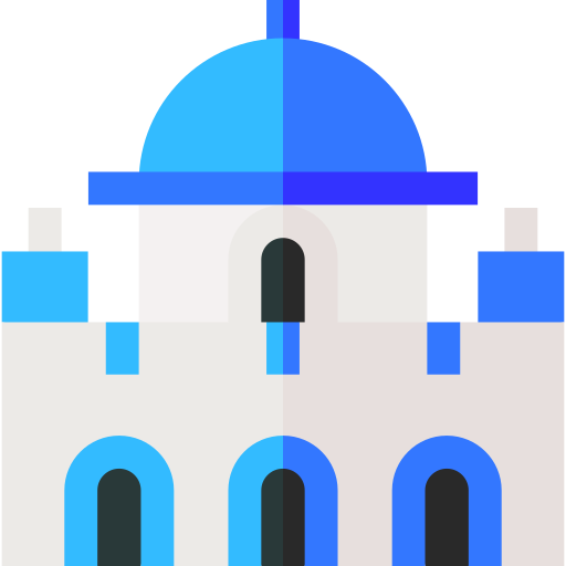 Synagogue Basic Straight Flat icon