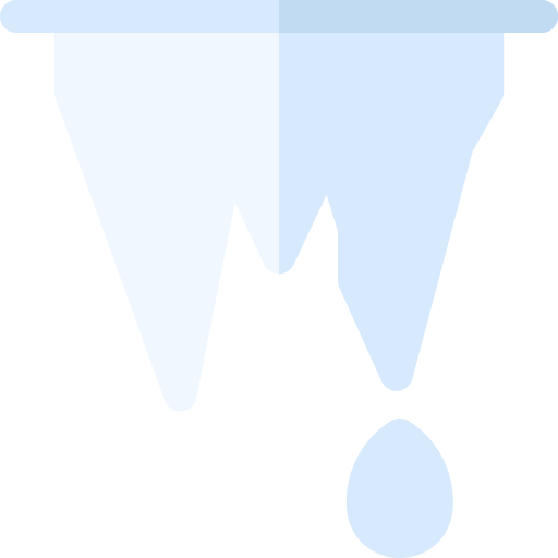 ijspegels Basic Rounded Flat icoon