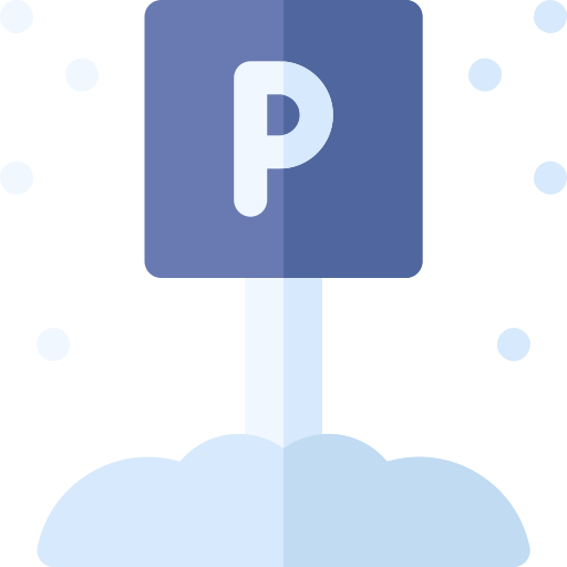 駐車標識 Basic Rounded Flat icon