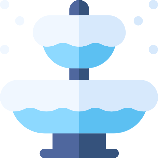 噴水 Basic Rounded Flat icon