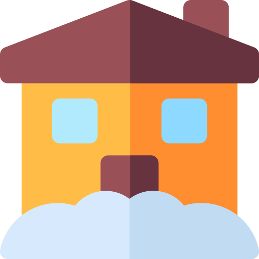 house Basic Rounded Flat icon