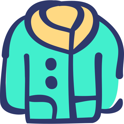 jacke Basic Hand Drawn Lineal Color icon