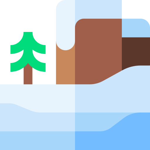 Winter Basic Straight Flat icon