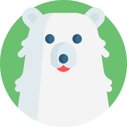 ijsbeer Detailed Flat Circular Flat icoon