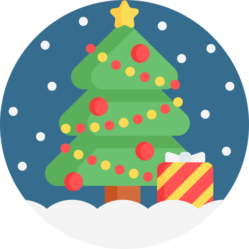 kerstmis Detailed Flat Circular Flat icoon