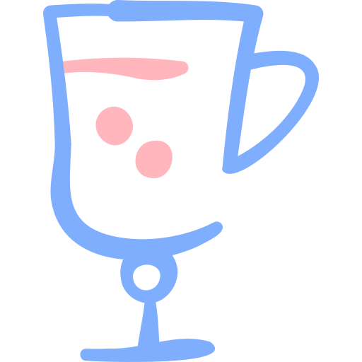 grzane wino Basic Hand Drawn Color ikona
