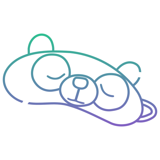 Sleep mask Generic Gradient icon