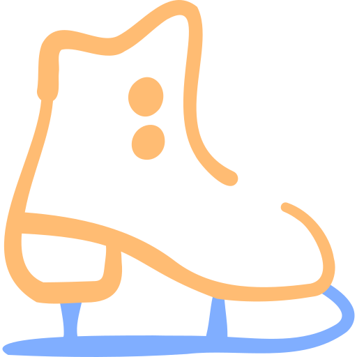 スケート Basic Hand Drawn Color icon