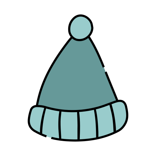 czapka zimowa Generic Thin Outline Color ikona